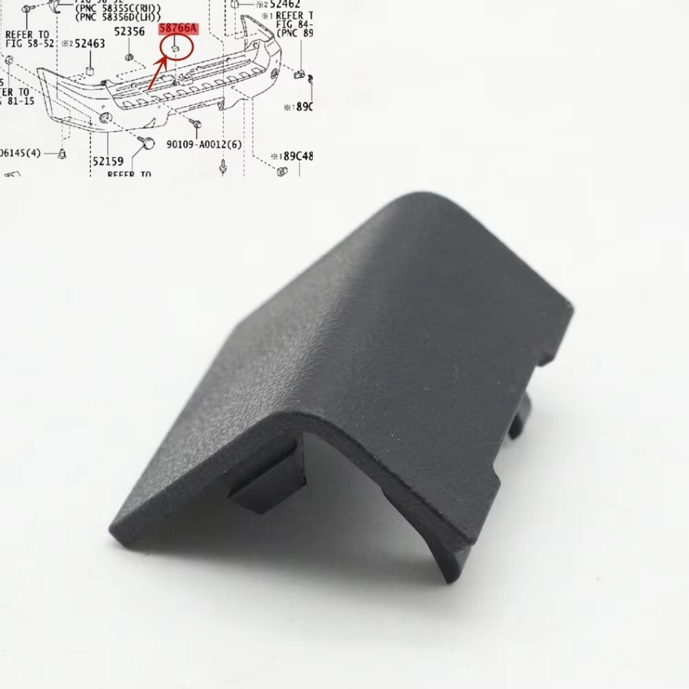 Phía Sau Jack Hộp Lỗ Dịch Vụ Bao Khóa Viền Nắp Cho Xe Toyota Sequoia 08-21