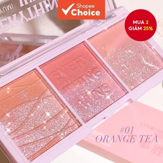 Secret Garden Trio Blush & Phấn Mắt - Trà Sữa Hạnh Nhân Khỏa Thân, Lâu Dài & Không Rơi Lựa Chọn Chính Thức