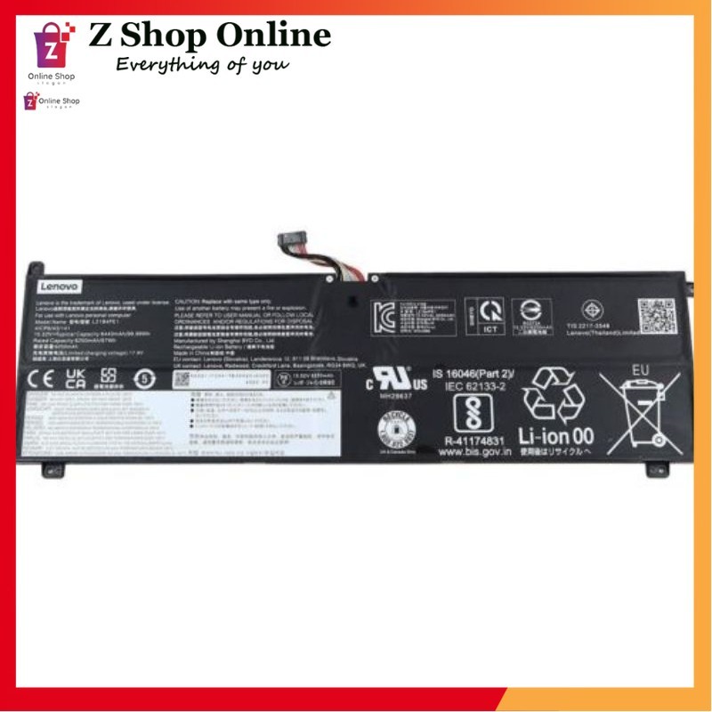 Pin Laptop GENUINE LENOVO LEGION S7 16IAH7 16ARHA7 15.52V 97WH 6250MAH BATTERY 5B11F29420 L21B4PE1, 