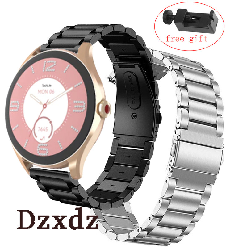 Đồng hồ thông minh TechLife P1 Lite Dây đeo đồng hồ thông minh Dây thép không gỉ kim loại cho đồng h