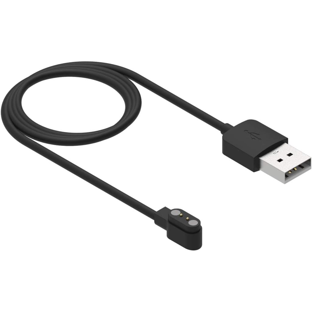 Màu đen Tương thích với Bộ sạc đồng hồ thông minh Da Fit, Cáp sạc USB thay thế Dây sạc 3,3 Ft cho đồ