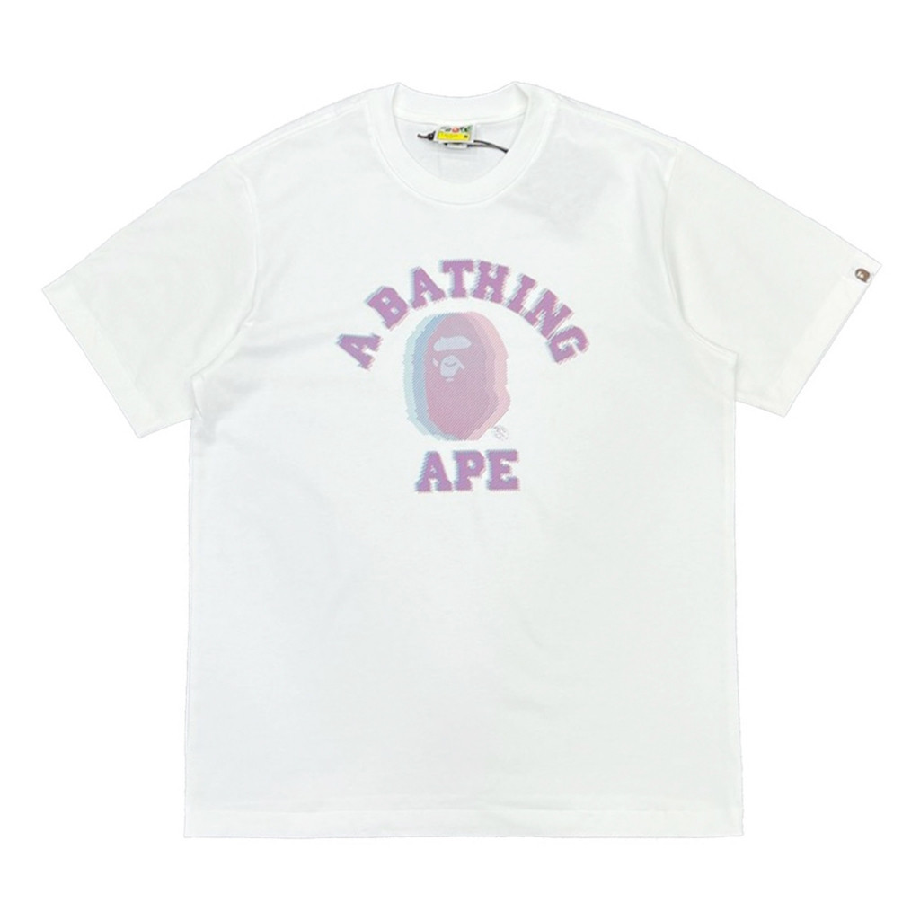 BAPE GLITCH ART COLLEGE TEE thiết kế 02
