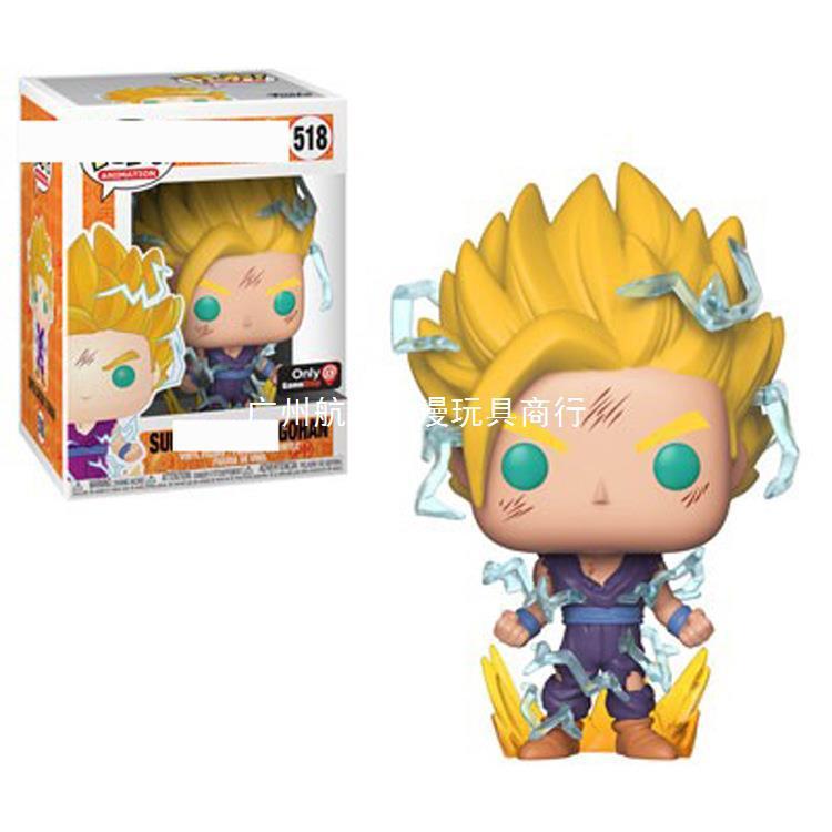 Dragon Ball Z Super Saiyan Gohan Đồ chơi mô hình búp bê làm bằng tay Dragon Ball Z Super Saiyan Goha