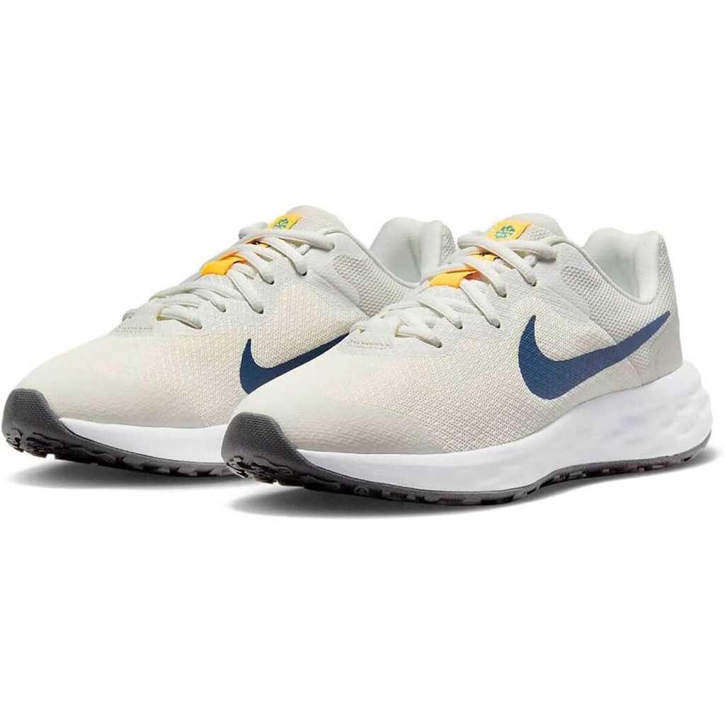 [NIKE] Revolution 6 J Revolution 6 Summit White/Light Bone/Blue Lightning/Diffuse Blue DD1096-100