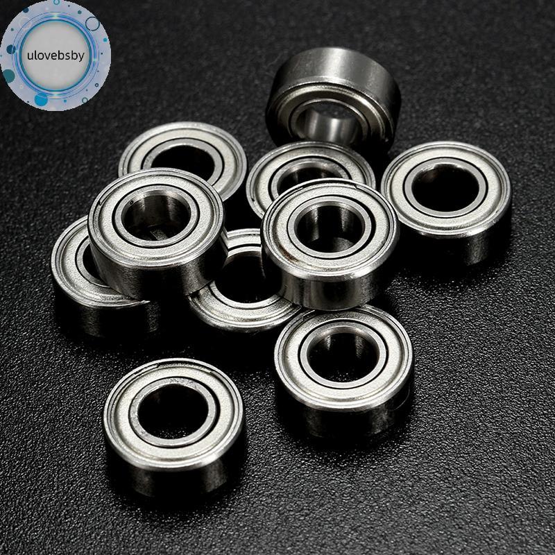 Ulovebsby 10Pc 686ZZ 6x13x5mm Vòng bi thu nhỏ 6 * 13 * 5mm Vòng bi Mini được bảo vệ bằng kim loại VN