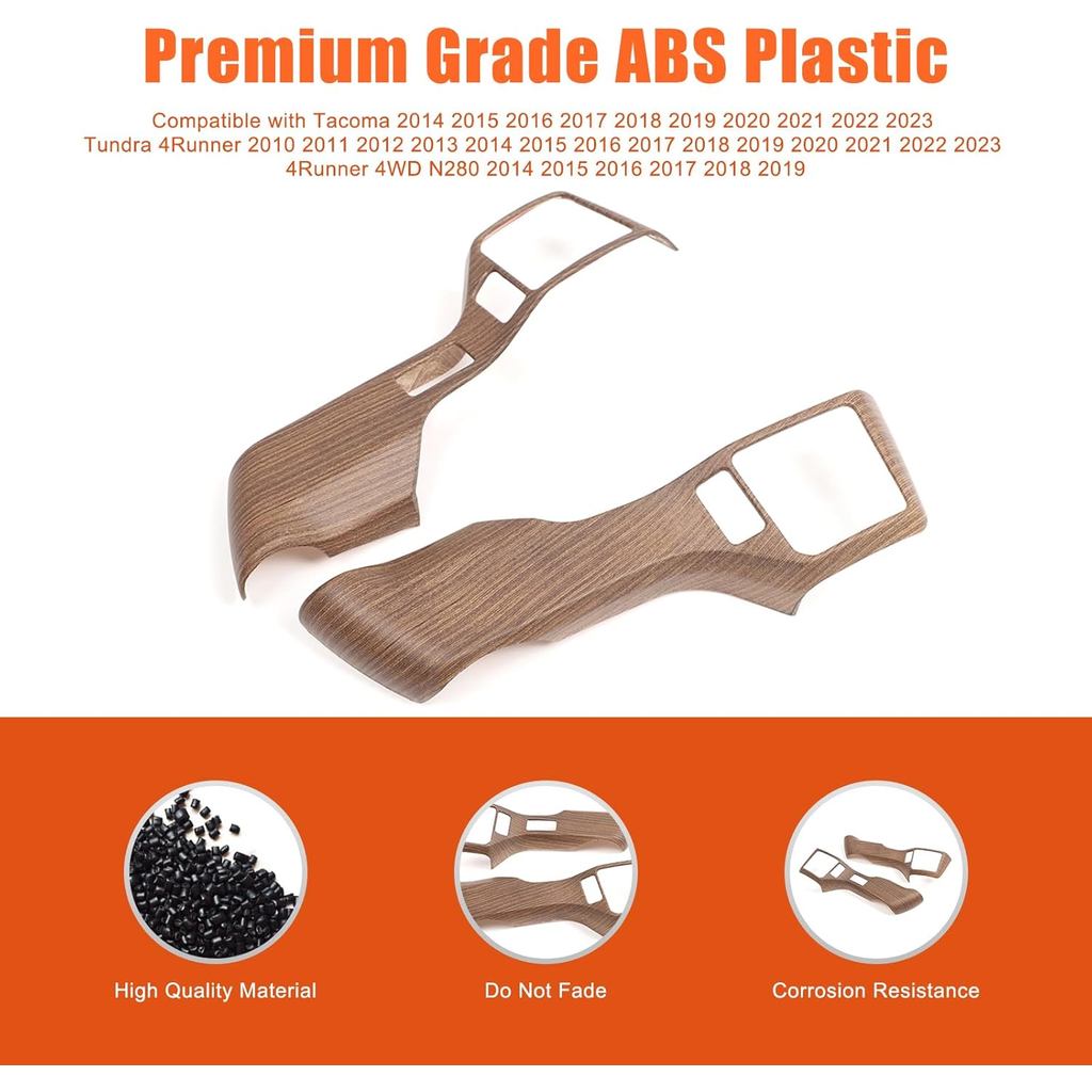 3 + 2 Lỗ Ô Tô ABS Điều Khiển Trung Tâm Nút Đúc Viền Khung, Dành Cho Tacoma 2014-2023 Tundra 4Runner 