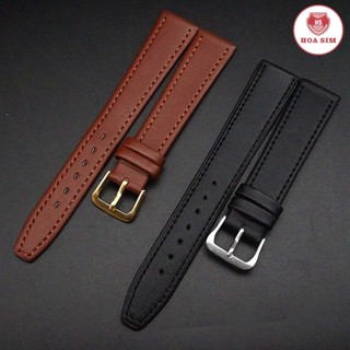 Dây đồng hồ P17 trơn có đường may không thấm nước size 10 12 14 16 18 20 22mm  Phụ kiện đồng hồ