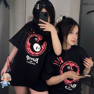  Áo Thun Nam Nữ PopPop In Hình Siêu Cute Vải Cotton 2 Chiều Form Rộng Tay Lỡ. Áo Phông Nữ PopPop Unisex. 