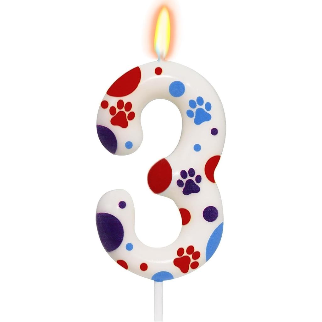 Trang trí nến sinh nhật số kỳ lân, Đồ dùng dự tiệc sinh nhật theo chủ đề, Bánh nướng bánh sinh nhật 