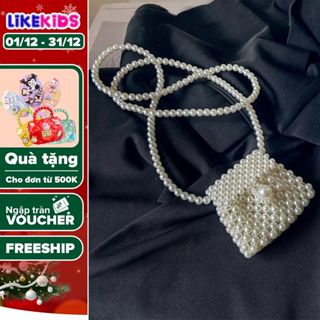  TÚI đeo chéo kiểu dáng NGỌC TRAI cho bé gái - LikeKids 