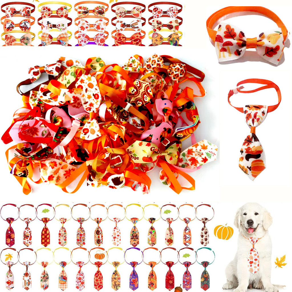 Enkki Pet Bow Tie Bow Tie Cat Dog Bow Tie Phụ kiện có thể được dán nhãn _ Loki Store