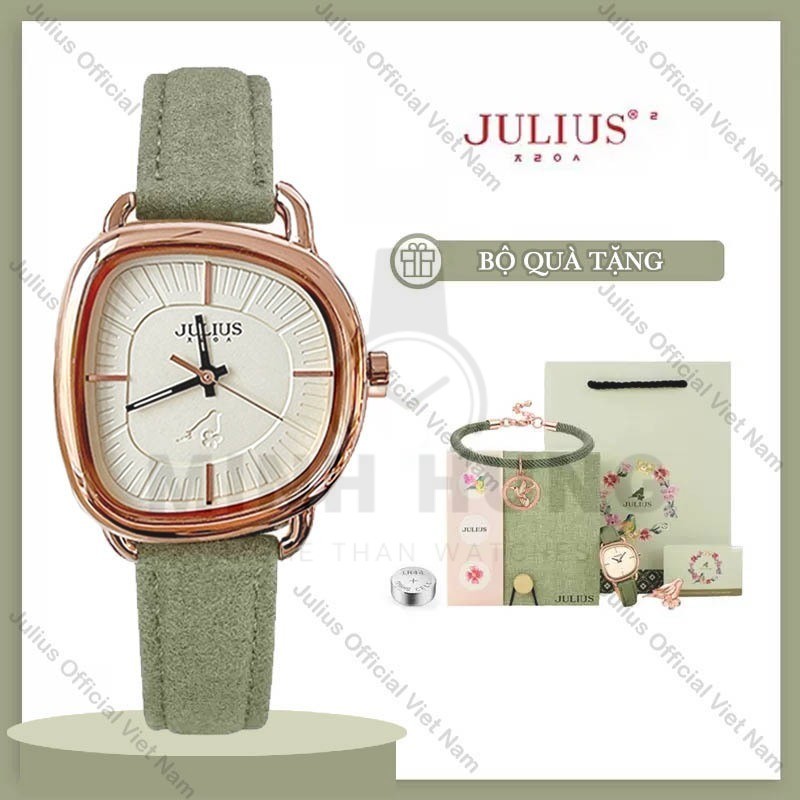 Bộ sản phẩm quà tặng, combo đồng hồ vòng tay, đồng hồ nữ Julius JA-1436 |  MINHHUNG WATCH