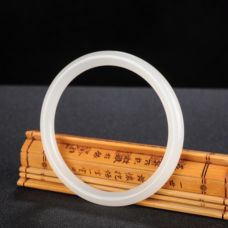 Vòng Tay Ngoc Bich Mỏng Kiểu Concubine Cho Be Gai - Xu Hướng Han Quoc - Hang Co San