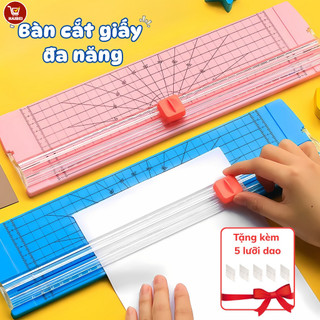 Máy cắt/cắt giấy nhỏ, di động, thích hợp để cắt ảnh và cắt giấy, sắc bén và đa năng.