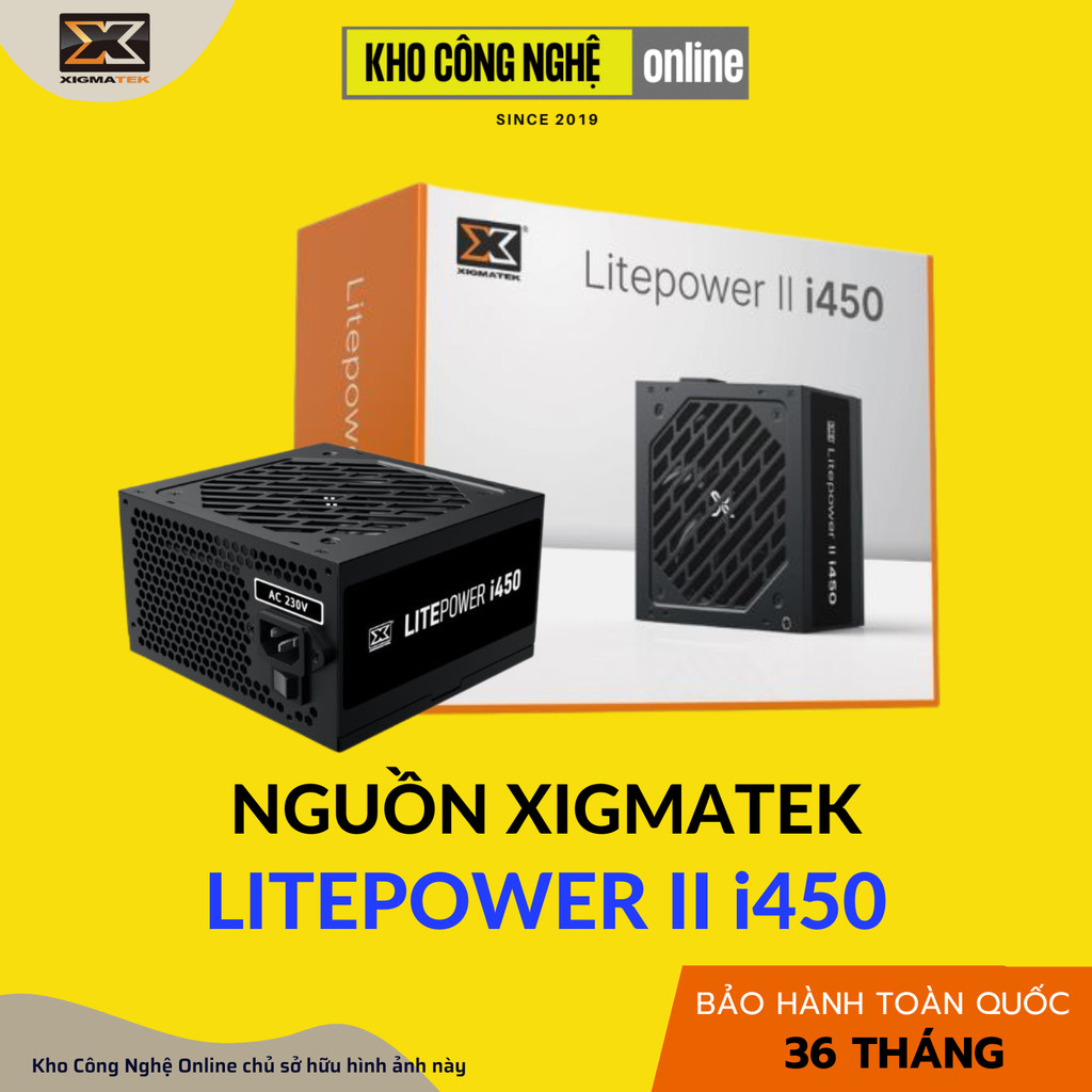 Nguồn Máy Tính XIGMATEK LITEPOWER II i450 (Hàng Chính Hãng)