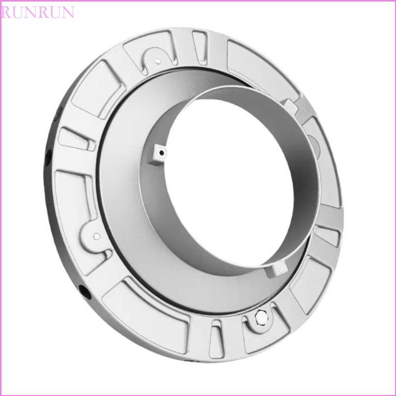 RUN Kim Loại Bowen Mount Softbox Tốc Độ Nhẫn Adapter Speedring Mount Cho Tám Lỗ Vuông Softbox Hỗ Trợ