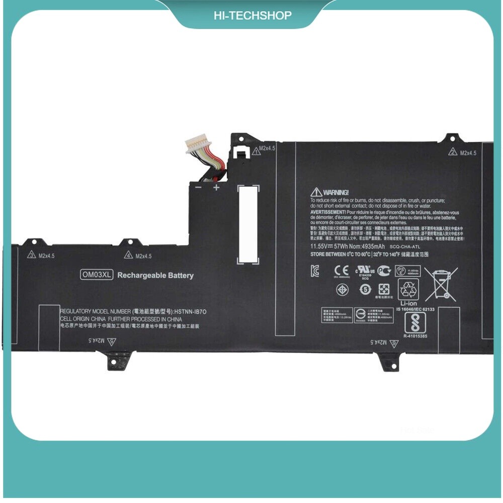⭐[Hàng Mới] Pin Laptop HP 57Wh EliteBook X360 1030 G2 OM03XL Battery