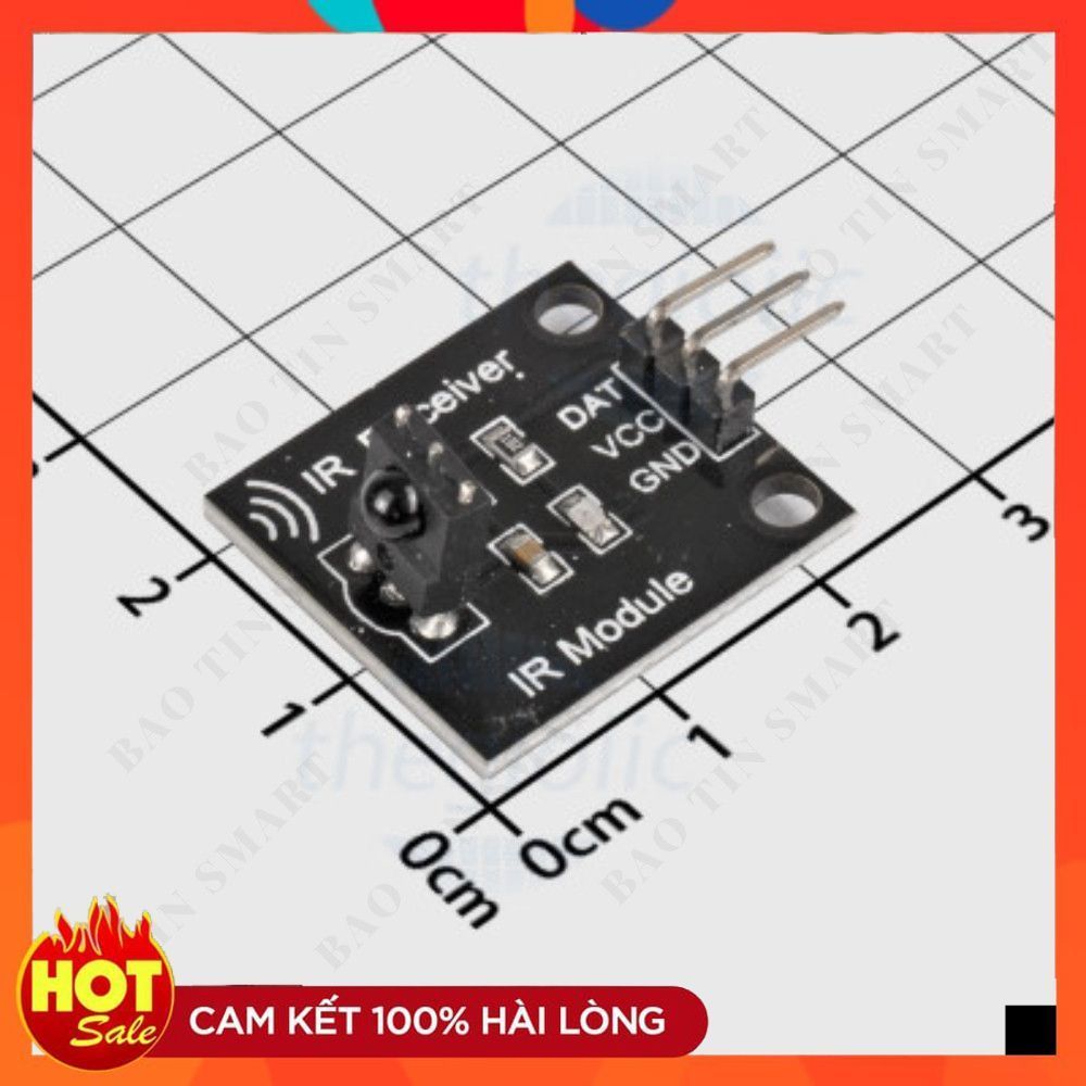 [3 Cái]- Mạch Thu Hồng Ngoại IR 38KHz Ngõ Ra TTL 5VDC ChipViet Store