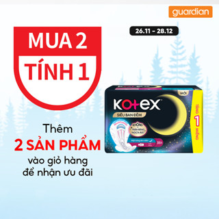  Băng Vệ Sinh Ban Đêm Kotex Style Khô Thoáng 35cm  8 Miếng  
