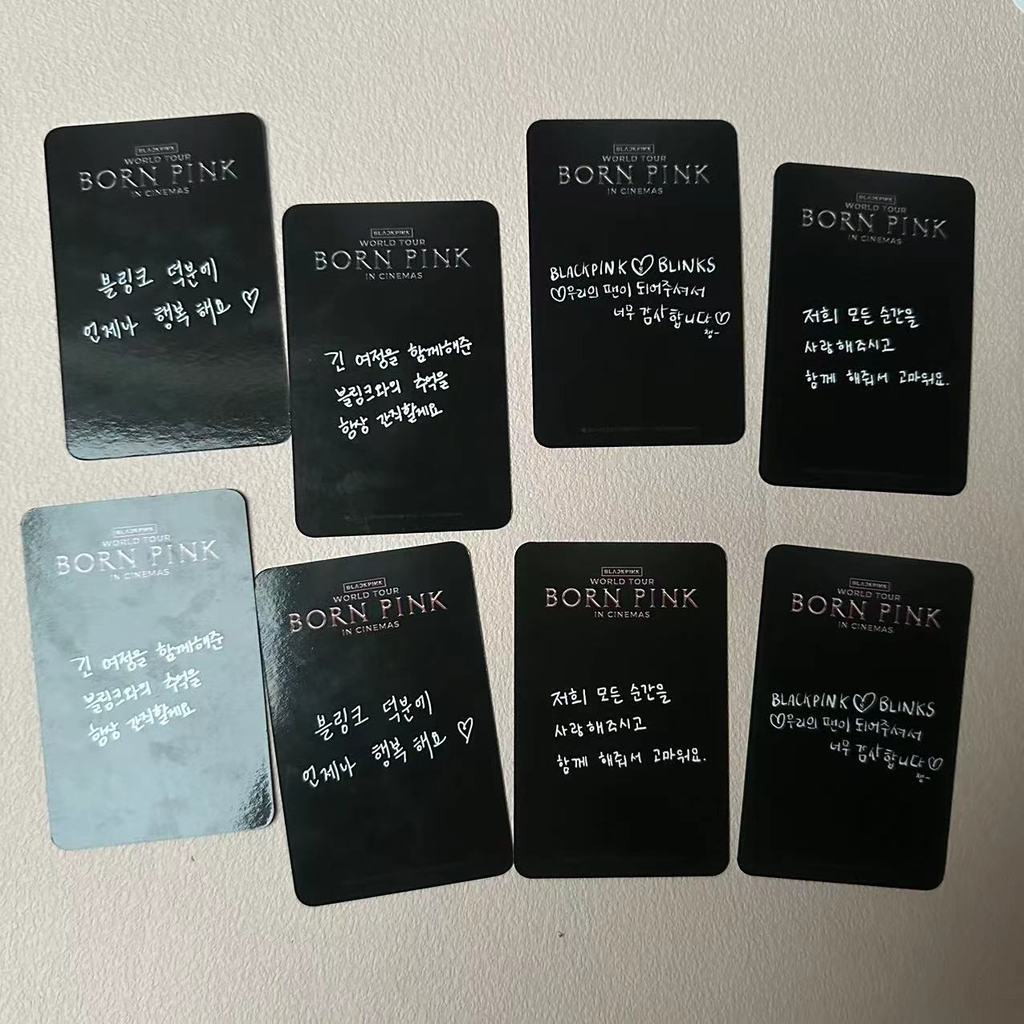 Thẻ phim Blackpink Thẻ phim kỷ niệm 8 năm Rose Jennie Thẻ phim jisoo
