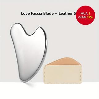  Dụng cụ chăm sóc da mặt Gua Sha bằng thép không gỉ cao cấp - Bảng Massage mặt và cơ thể bằng kim loại bền bỉ 