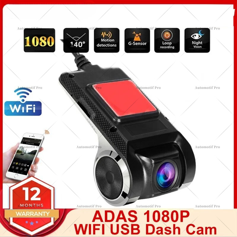 EKLEVA 1080P Android ADAS Dash Cam Xe DVR Dash Camera USB DVR Vòng Ghi Xe DashCam Phiên Bản Ban Đêm 