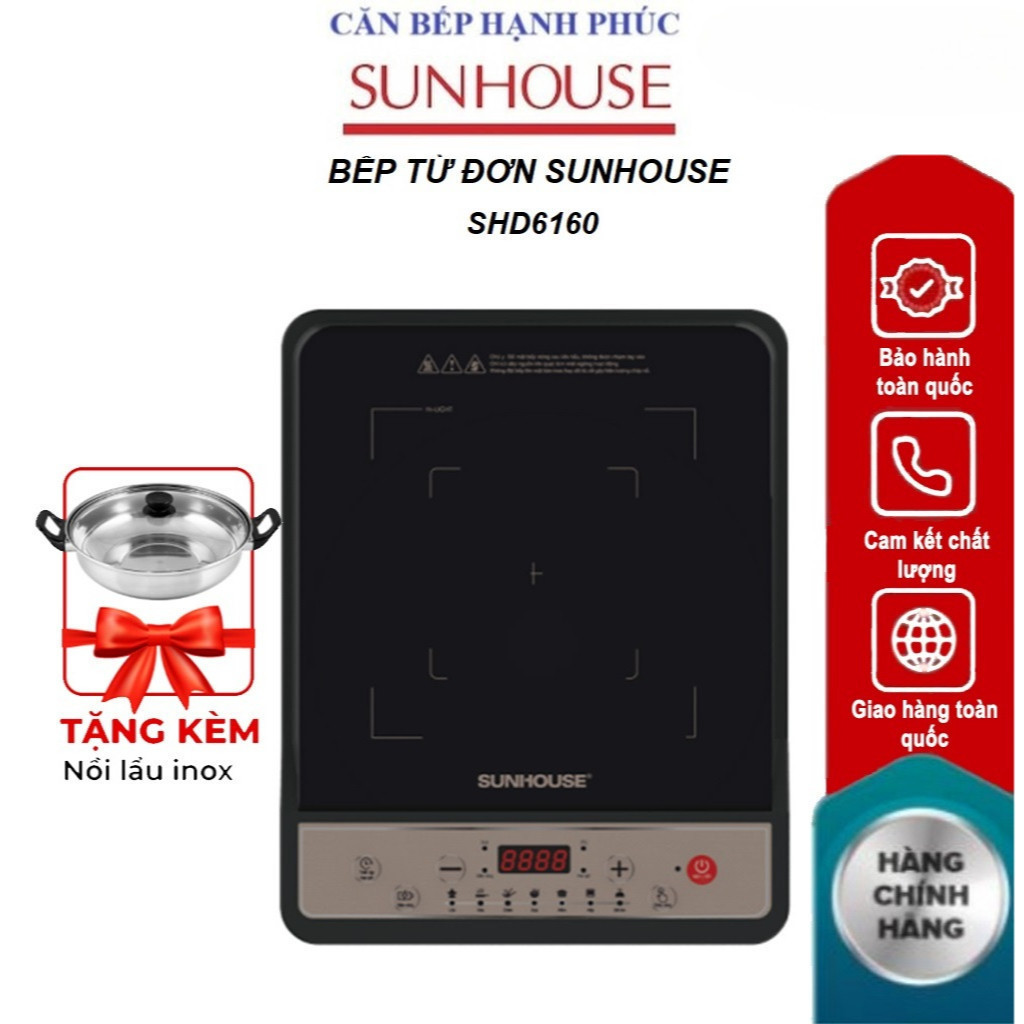 Bếp từ đơn Sunhouse SHD6160