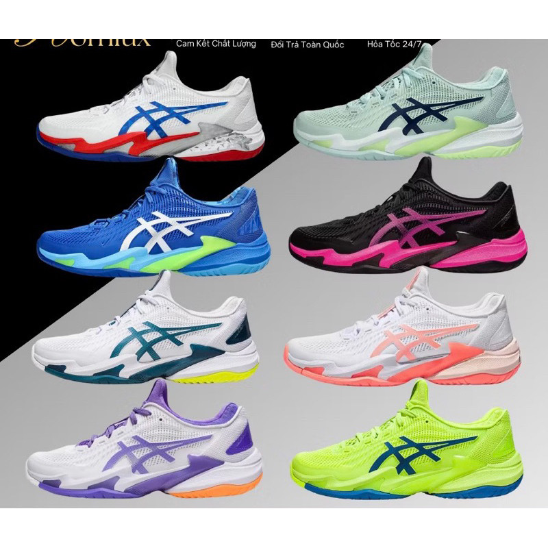 Giày Asics Court Novak FF3 Thể Thao Nam và Nữ Chơi Pickleball Full Size 36-45 Fullbox