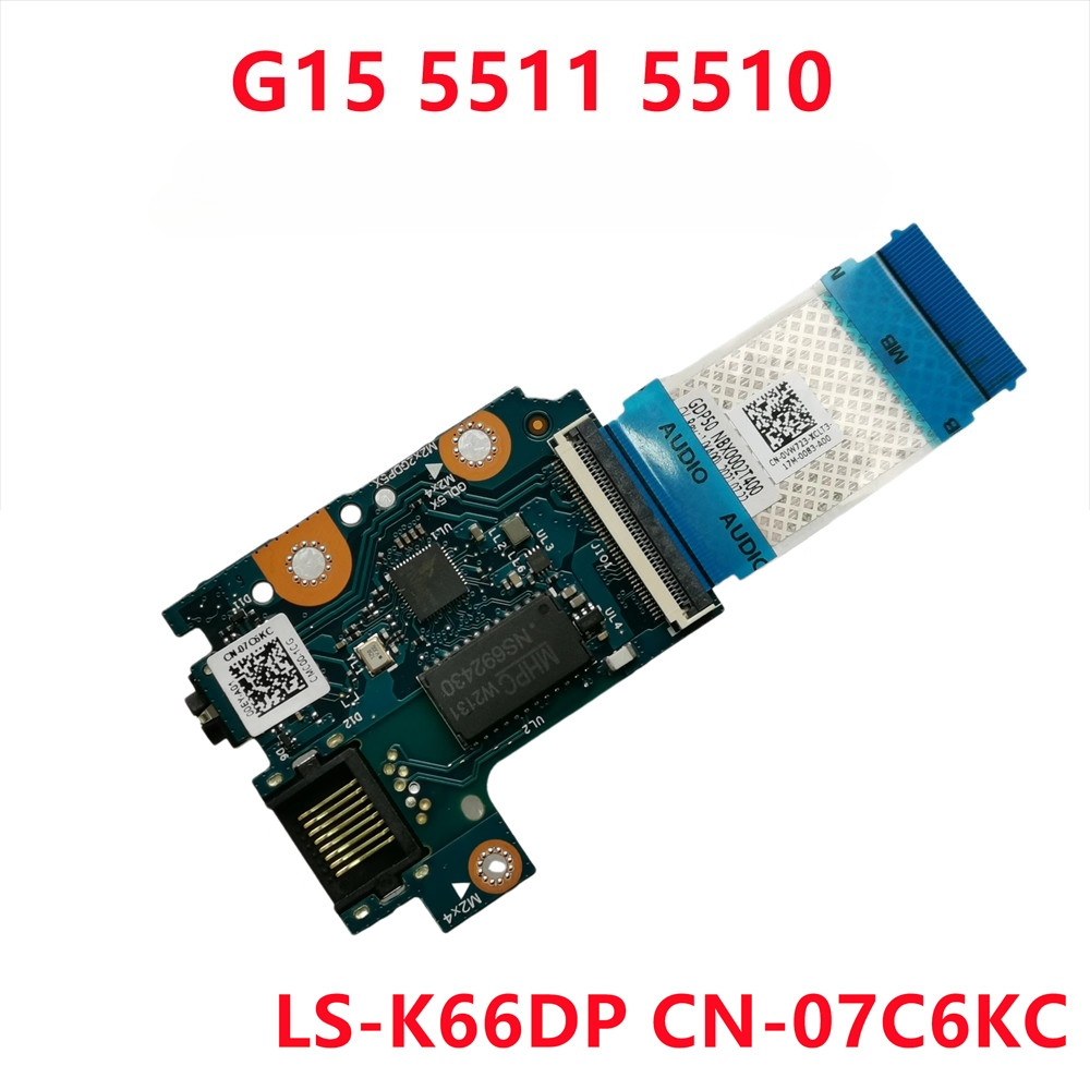 Laptop Âm Thanh Ethernet Ban Cho DELL G15 5511 5510 LS-K66DP 07C6KC 7C6KC GDP53 GDL56
