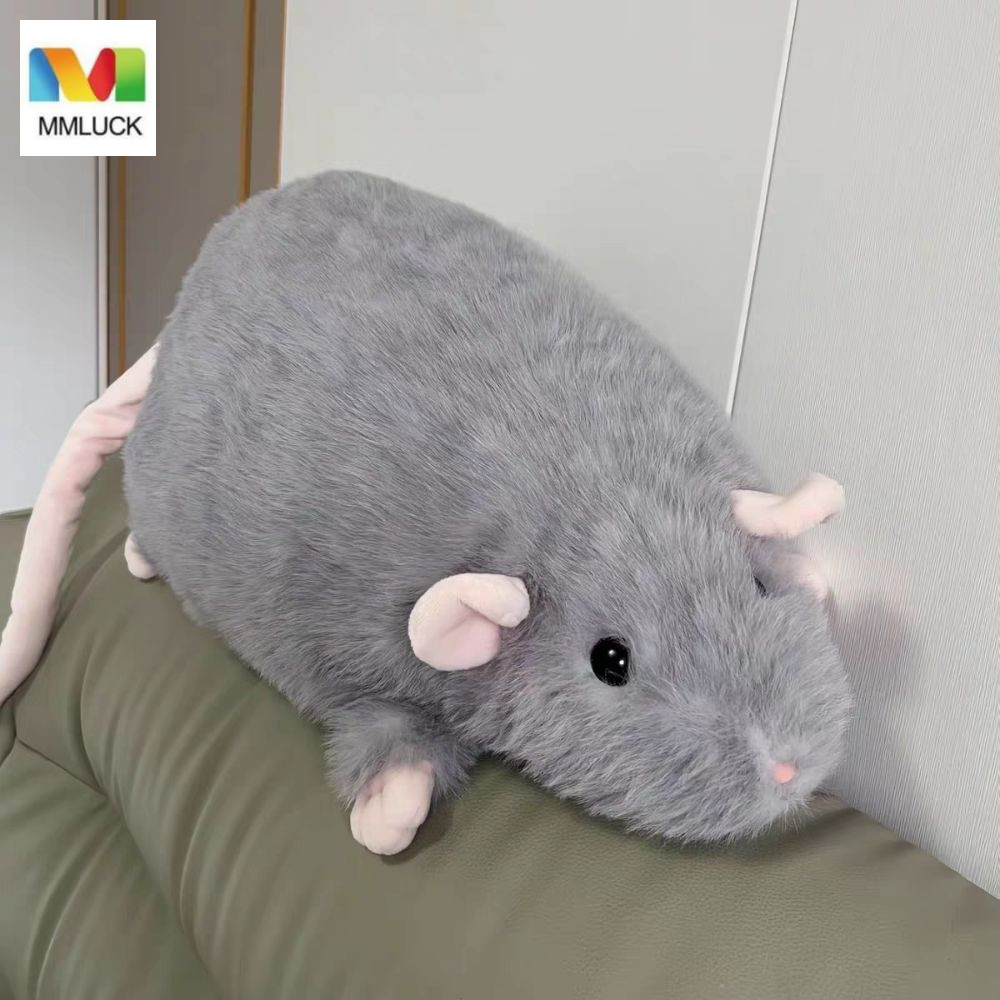 MMLUCK Fancy Rat Doll, Búp bê chuột mô phỏng động vật nhồi bông 20 / 30 / 50cm, Chuột nhánh hoa Đồ c