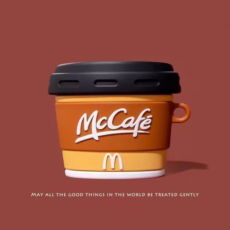 Dành Cho GOOJODOQ J201 J206 J228 J229 Case Ốp Tai Nghe hộp đựng tai Vỏ Tai Nghe Thiết Kế Cốc Cà Phê 