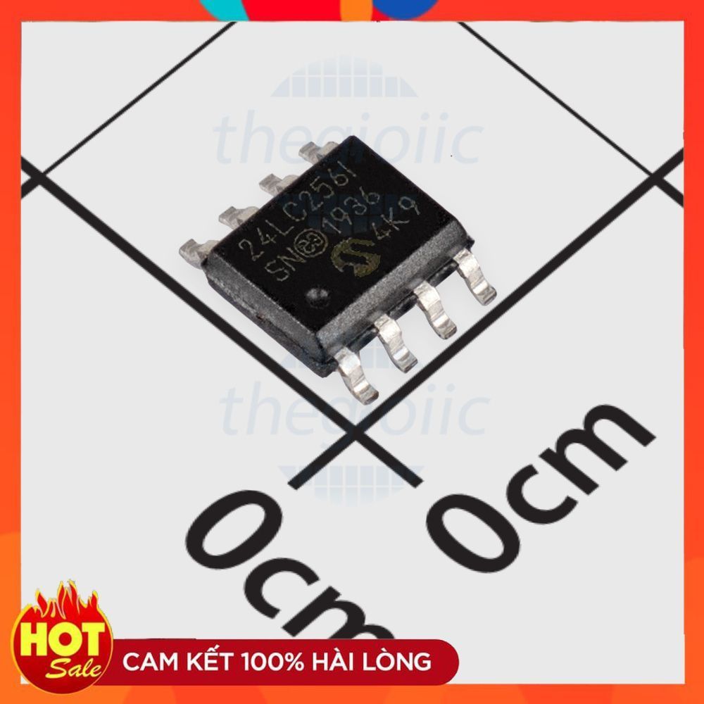 24LC256-I/SN IC EEPROM 256Kbit 8-SOIC ChipViet Store