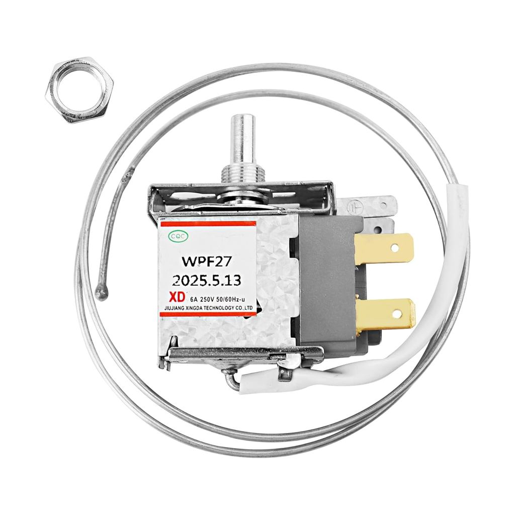Freezer Thermostat Replace for WR50X10085, Compatible with GE, Haier Chest Freezer, WPF27.7A-L Tempe