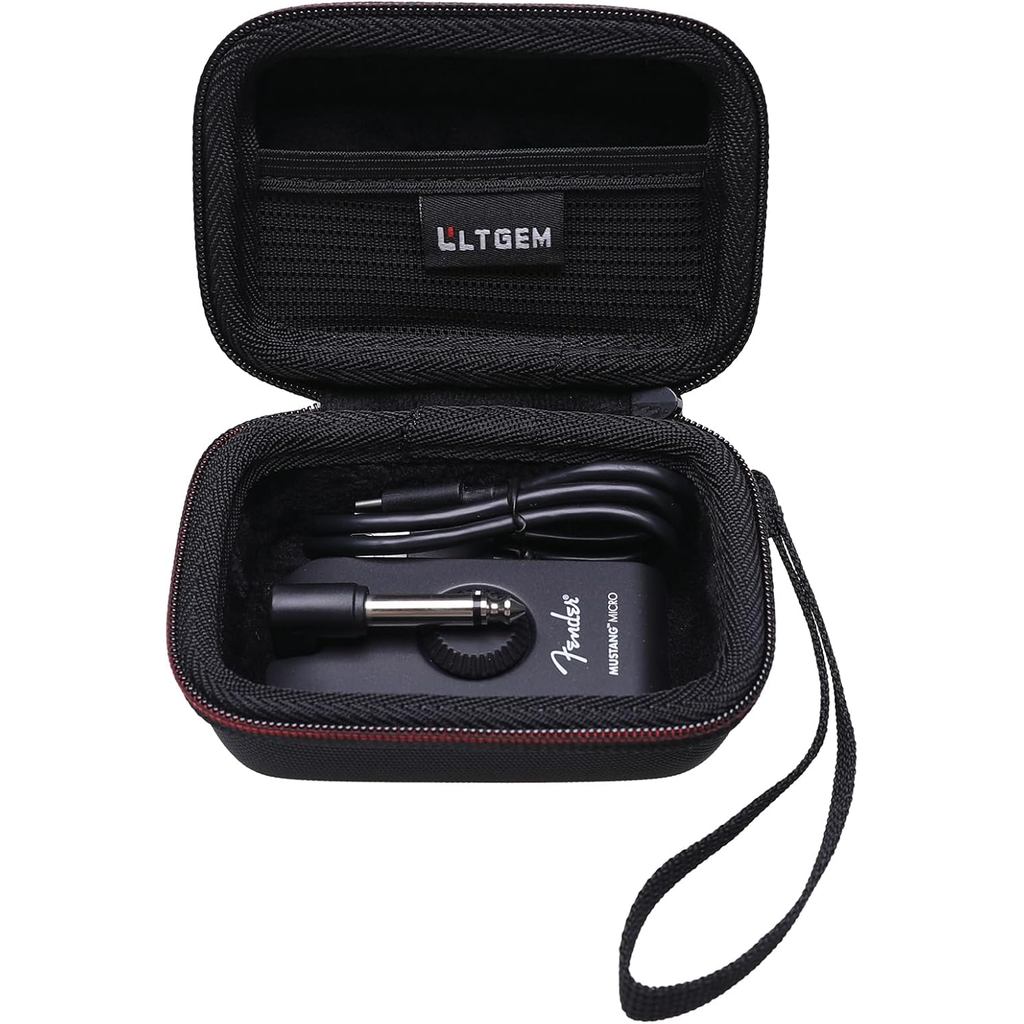 LTGEM Carrying Case for Fender Mustang Micro/Mustang Micro Plus Headphone Amplifier (Case Only)