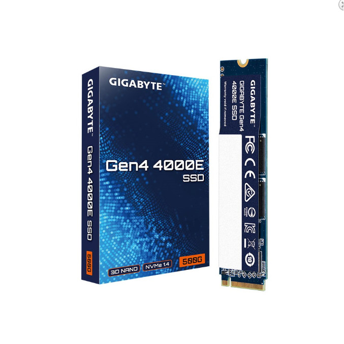 Ổ CỨNG SSD Gigabyte 4000E 500GB M2 2280 NVMe Gen4x4 chính hãng