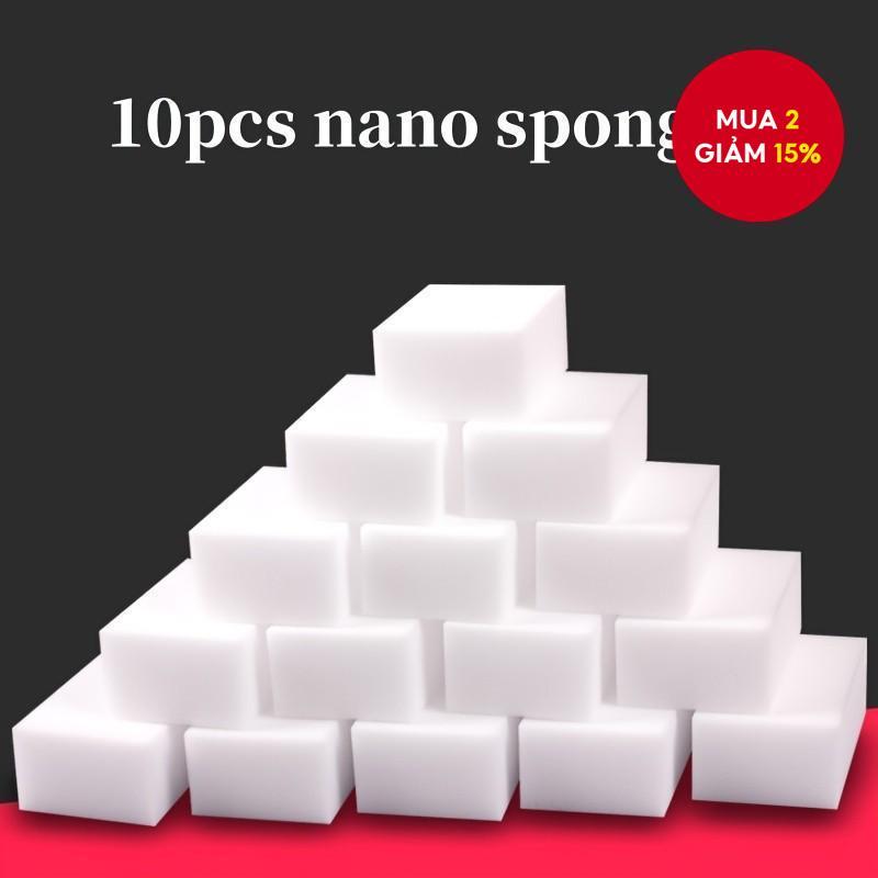 Vải rửa chén Nano Sponge, 50 chiếc Bông ma thuật, Làm sạch giày hiệu quả, Bàn chải khối làm sạch nhà bếp