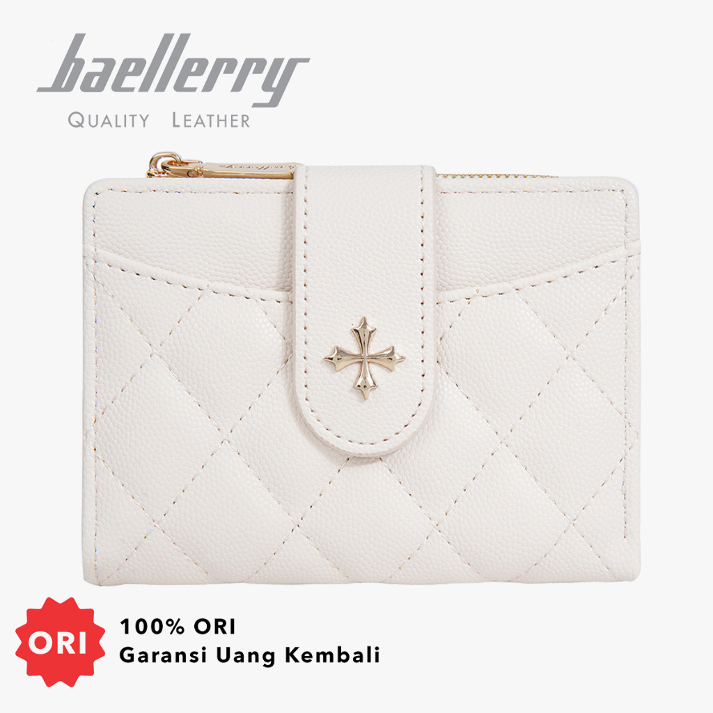 Ví gấp nữ BAELLERRY N8336 làm bằng da cao cấp