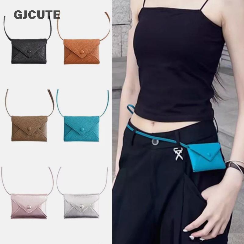 GJCUTE Túi Đeo Ngang Thời Trang Sáng Tạo Da Eo Túi Phong Bì Ví Nhỏ Túi Đựng Thẻ Cho Bé Gái Quà Tặng WTD