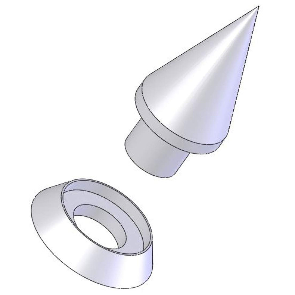 Adler's Nest Armor Spike ST loại S kích thước 3Set phụ kiện mô hình