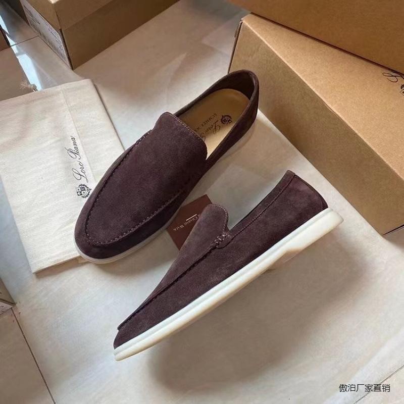 Loafers, LP, Chất liệu da thật, Phong cách cặp đôi, Đế phẳng, Loafers nam, LP, Loro Piana * Piana CB