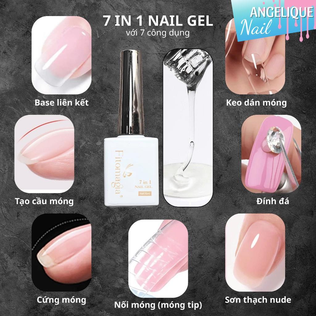 Combo 9 chai 7in1 đa năng, gel đa năng siêu tiện lợi cho mọi thợ nail, bền đẹp, tiết kiệm tối đa