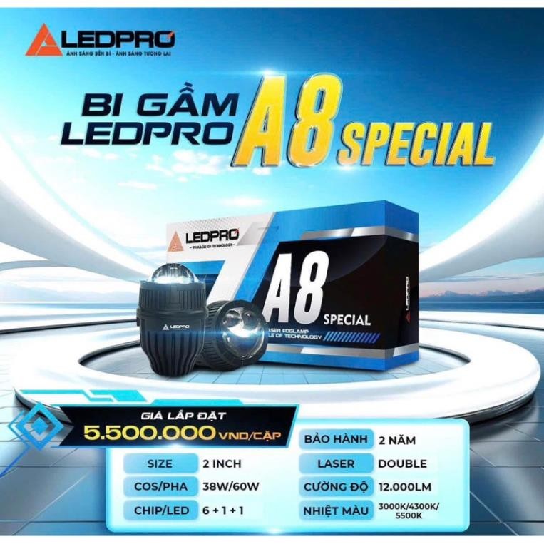 BI GẦM LEDPRO A8 SPECIAL 2icnh 3 Nhiệt Màu