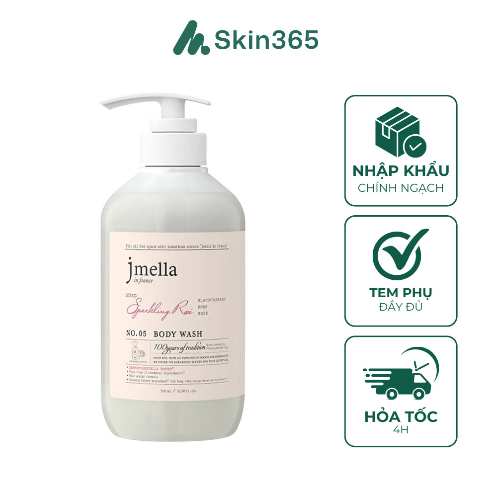 Sữa Tắm Dưỡng Ẩm Hương Nước Hoa Jmella In France Body Wash
