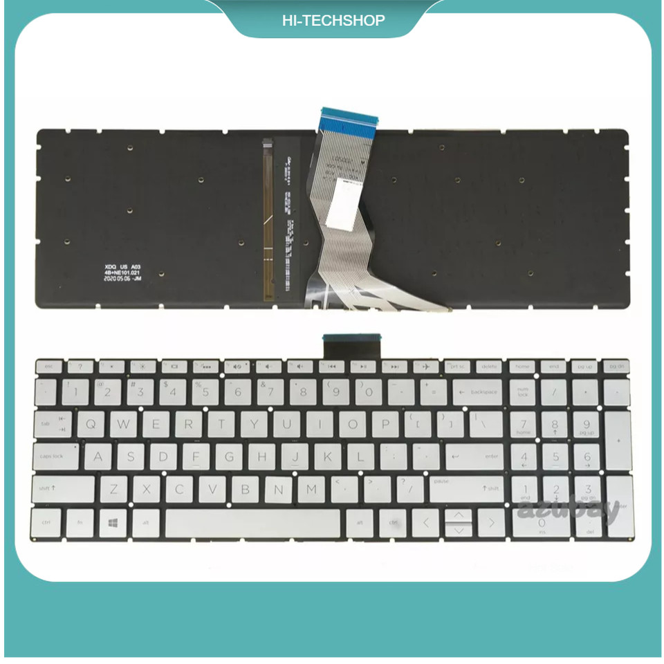 ⭐[Hàng Mới] Bàn phím laptop H..P 15s-fq0000 15s-eq0000 15-dy0000 US Màu bạc