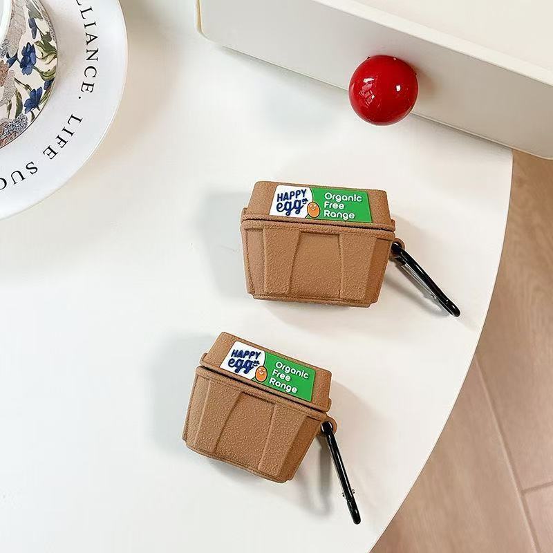 Dành Cho GOOJODOQ J201 J206 J228 J229 Case Ốp Tai Nghe hộp đựng tai Vỏ Tai Nghe Sáng Tạo Trứng Thùng