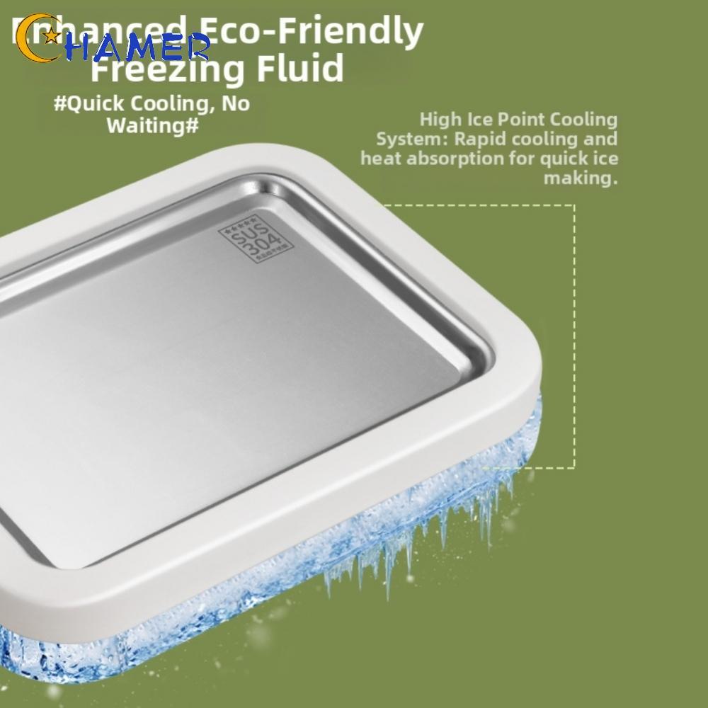 【CHAMER】for Instant Ice Cream Maker,DIY stainless steel yogurt stir fry machine【HomeLiving】