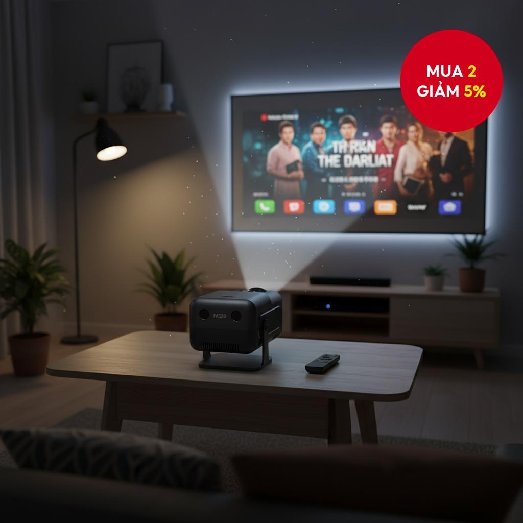 Điều khiển từ xa đa năng cho Máy chiếu HY300, HY320, HY300 PRO, HD, Di động