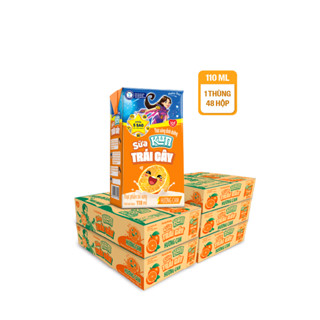  Combo 5 thùng Sữa trái cây KUN chọn vị 1 thùng 48 hộp x 110ml 180ml 