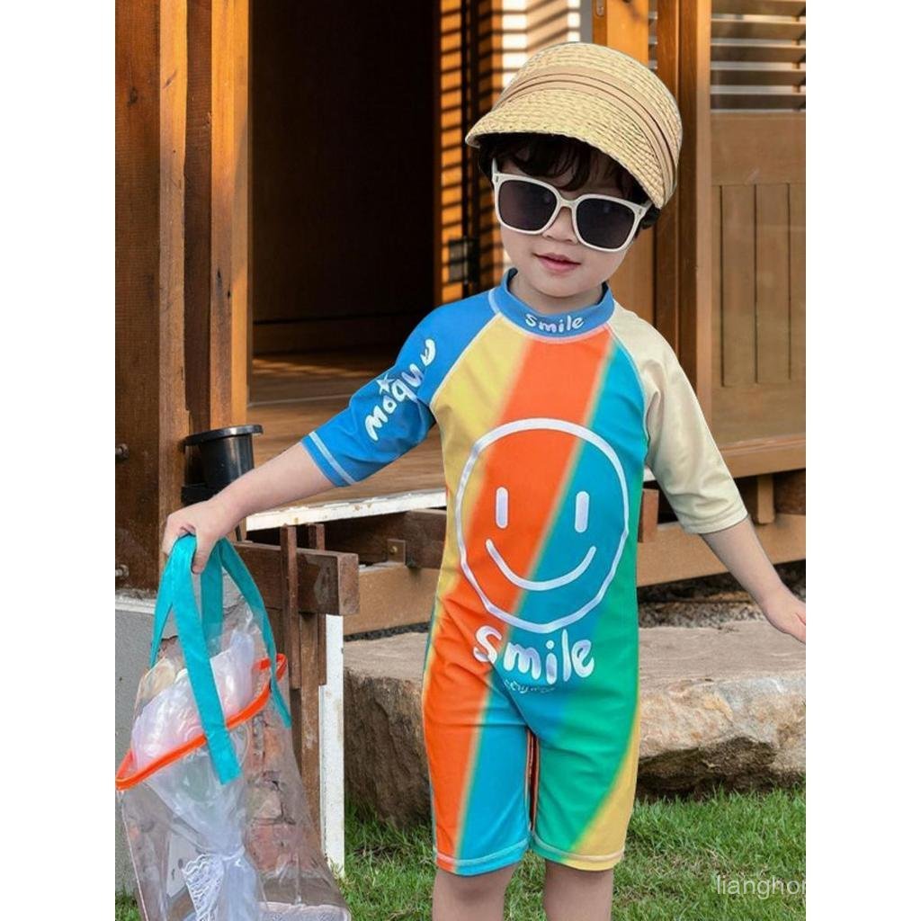 Trẻ Em Nam Đồ Bơi Phong Cách Mới Bán Chạy Trẻ Em Một Mảnh Nhanh Khô Đồ Bơi Bơi Dễ Thương Thoải Mái N