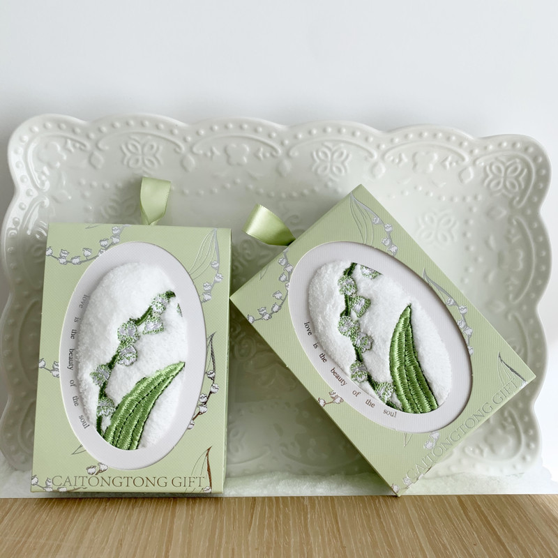 Lily of the Valley Story Series Lily of the Valley Cưới Quà Lưu Niệm Khăn Mở Cửa Kinh Doanh Quà Tặng